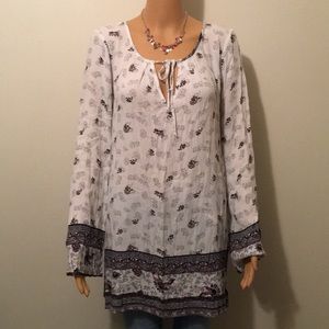 Socialite Long Sleeve Tunic sz Lg